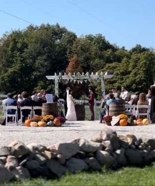 wedding on the farm